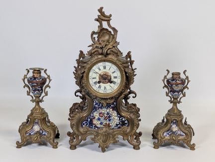 Set di decorazioni per camino (3 pezzi), composto 