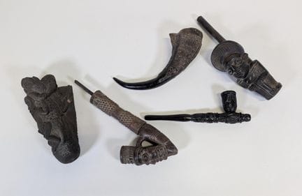 Lote de (x4) cazuelas para pipa de terracota o mad