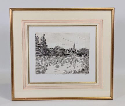 Jean Claude RENAUD (nato nel 1956) "La Meuse a Méz