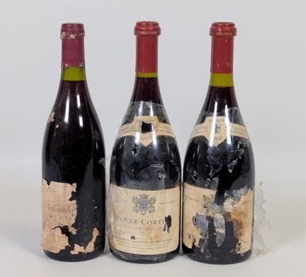 勃艮第红葡萄酒，套装（3瓶），包含：（2）瓶阿洛克斯-科顿（ALOXE-CORTON），默尔索城堡酒