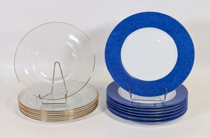 Porcelaine de Sologne, LIMOGES, XXe, suite de (x6)