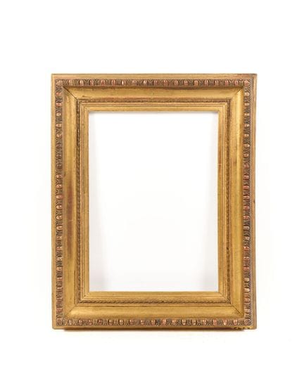 Holzrahmen mit ehemals vergoldeter Paste
19. Jahrh