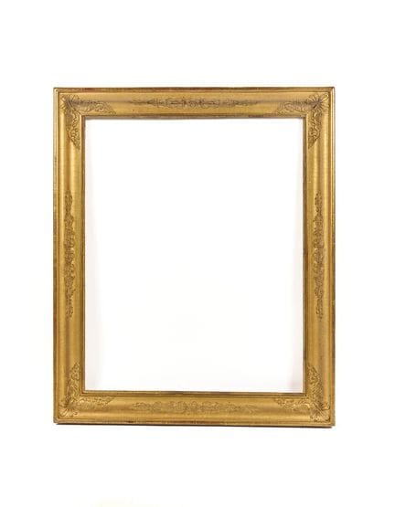 Holzrahmen mit Goldvergoldung im sogenannten „Douc