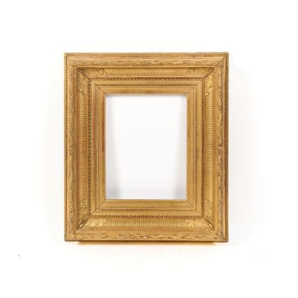 Holzrahmen mit Goldvergoldung, sogenannter „Kanalr