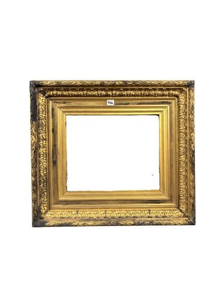Cornice in legno e stucco dorato detta "Barbizon"
