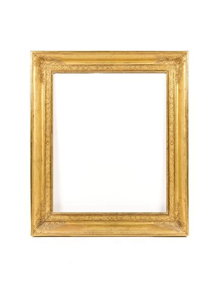 Rahmen im sogenannten „Doucine“-Stil aus Holz mit 