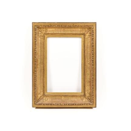 Holzrahmen mit Goldvergoldung, sogenannter „Kanalr