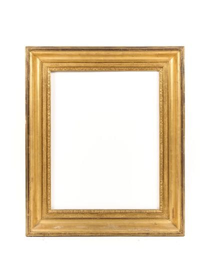 Rahmen im sogenannten „Doucine“-Stil aus Holz mit 