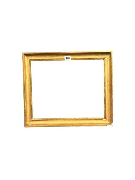 Rahmen mit sogenannter „goldener Kehle“ 
Anfang de
