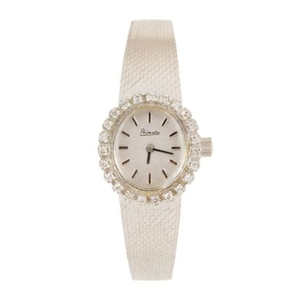 Orologio Primato, in oro con diamanti, da polso, d