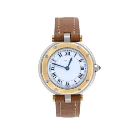 Cartier, orologio Cartier Santos Ronde, in oro e a