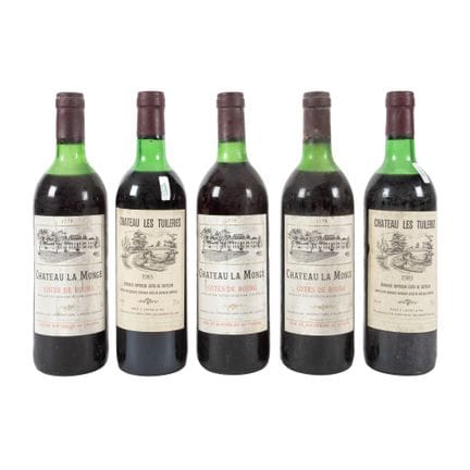 Château Les Tuileries, Côtes de Castillon, 1983, a