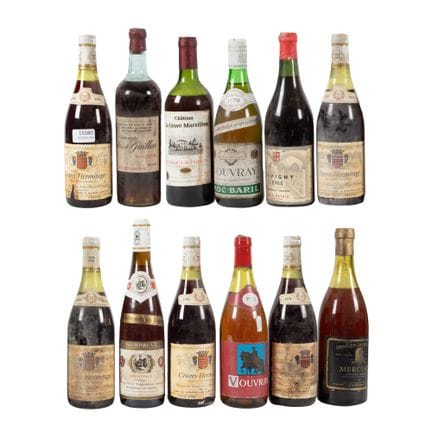 Lot composed of various French appellations, 1970s