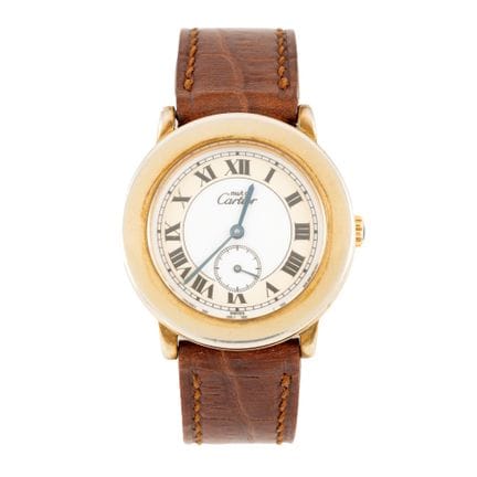 Cartier, orologio Cartier Ronde, metallo argentato