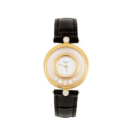 Chopard, Chopard Happy Diamonds Watch, gold, with 