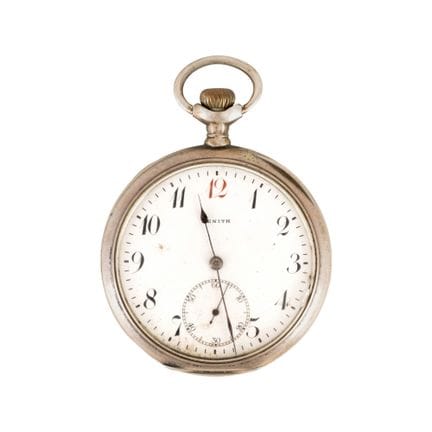 Zenith, Zenith Taschenuhr, Silber, Herren, 800er S