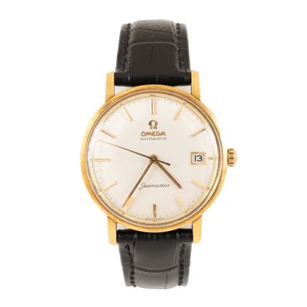Omega, Omega Seamaster gold wristwatch, men's, 18K