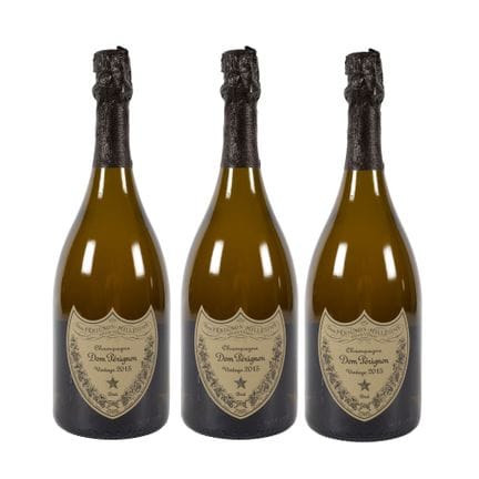 Champagne Dom Pérignon, millésime 2015, 3 bouteill