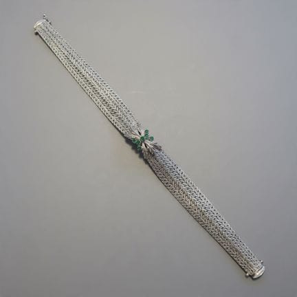 ITALIAN ART, 20th Century
750° white gold bracelet