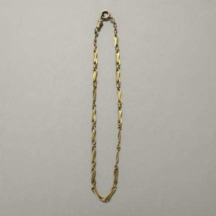 750° yellow gold chain for a vest
Weight: 19.5 g
