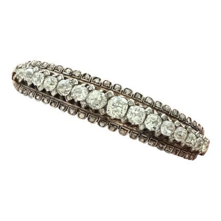 NAPOLEON III STYLE 
Two-tone 750° gold bracelet se