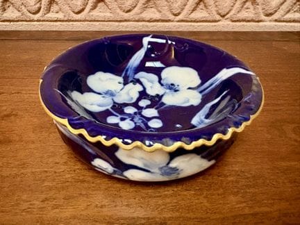 HAVILAND & Cie
Suite de 2 porte savons à fond bleu