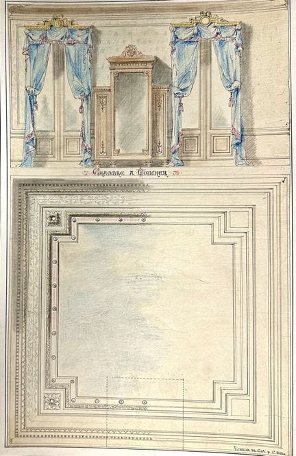 Léopold CARLIER (1839-1922) attribué à
Projet pour