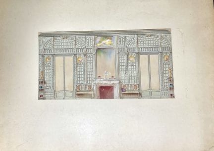 VIGO DORPH PETERSEN (1851-1937)
Projet de cheminée