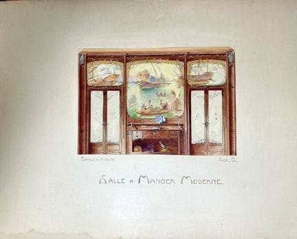 VIGO DORPH PETERSEN (1851-1937)
Projet de salle à 