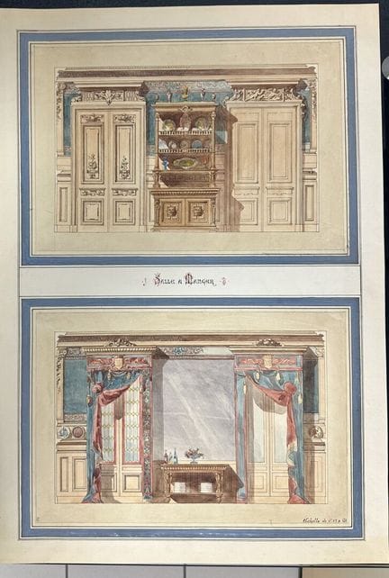 Léopold CARLIER (1839-1922) attribué à
Deux vues d