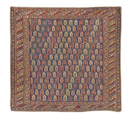 Tapis Chirvan Marasali (chaîne, trame et velours e