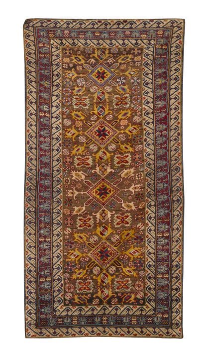 Tapis Chirvan Seikour (chaîne, trame et velours en