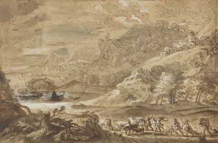 Attribué à Michel CORNEILLE (1642-1708)
L'attaque 