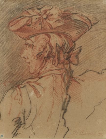 Joseph-François PARROCEL (1704-1781)
Homme de dos 