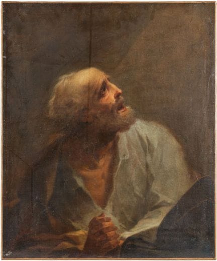 École autrichienne, vers 1740
Le repentir de Saint
