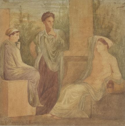 Dans le goût de Pierre PUVIS DE CHAVANNES (1824-18