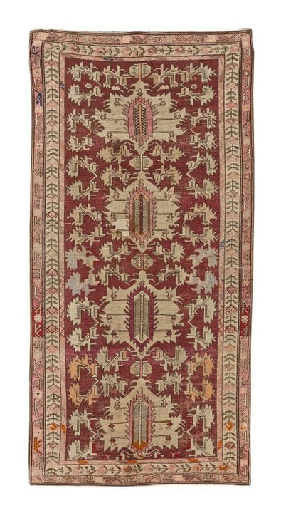Tapis Karabagh (chaîne, trame et velours en laine)