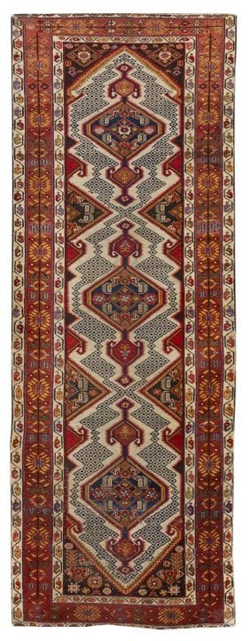 Tapis Kurde (chaîne et trame en coton, velours en 