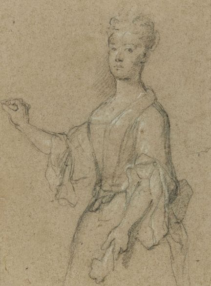 Attribué à François de TROY (1645-1691)
Portrait d