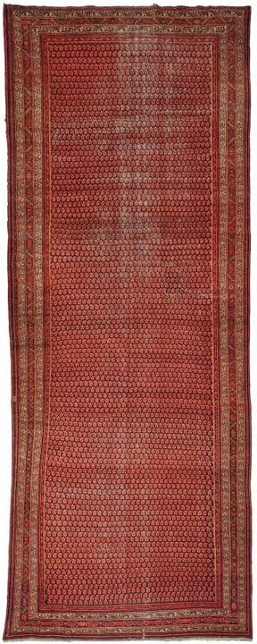 Tapis Ferrahan (chaîne et trame en coton, velours 