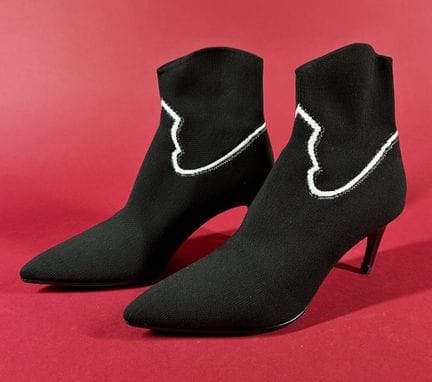 DIOR 
Pair of DIOR Spirit sock boots, made of blac