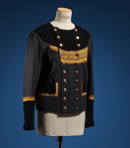 JEAN-PAUL GAULTIER WOMEN'S 
Black wool jacket with