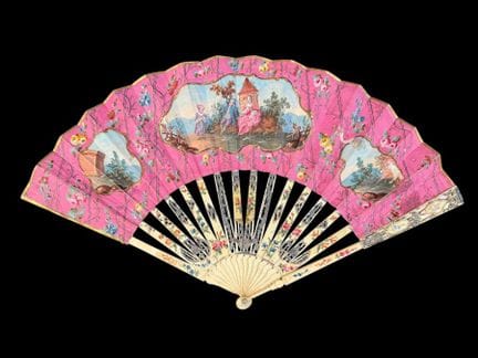 Scène galante, France, vers 1770-1780 
Éventail pl