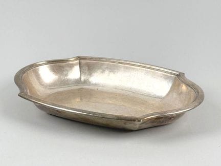 Cestino per il pane ovale in argento (925 millesim