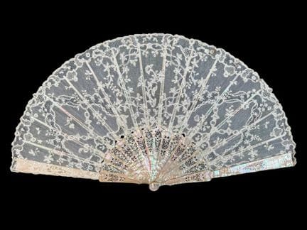 Intreccio di pizzo, Europa, 1880-1890 circa
Ventag