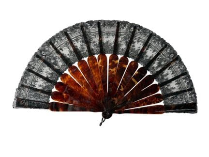 Pizzo a rose, Europa, 1880 circa
Ventaglio piegato