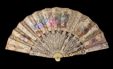 Musique au jardin, Europe, vers 1770-1780 
Éventai