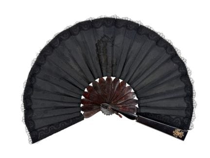 Ventaglio da tasca, Francia, 1880 circa 
Ventaglio