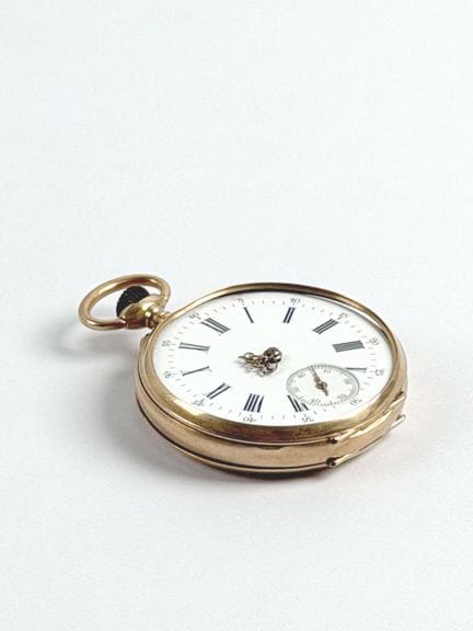 Orologio da tasca in oro giallo 18 carati (750 mil