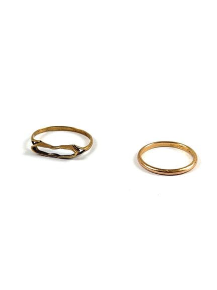 Set in oro 18 carati (750 millesimi) composto da u